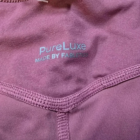 Fabletics PureLuxe Women Twist front oasis size XXL V-Neck Cutout Jumpsuit mauve - Picture 4 of 16